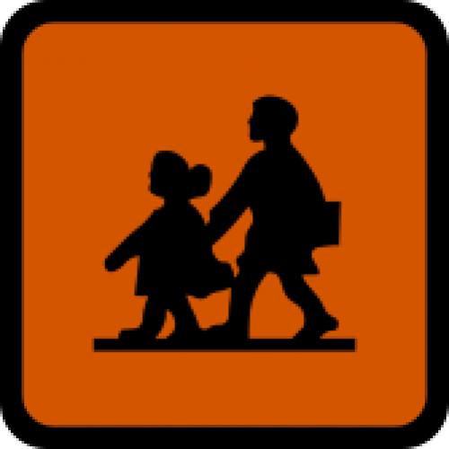 Autocolante transporte de crianças